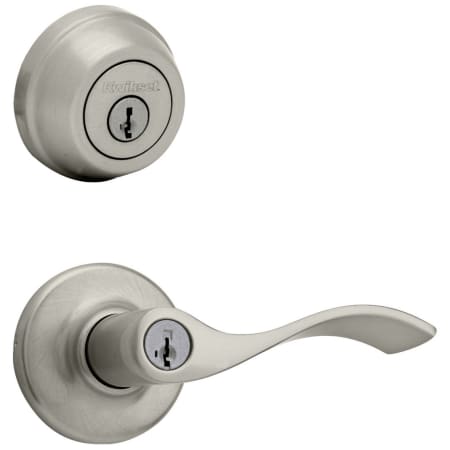 A large image of the Kwikset 405BL-780-S Satin Nickel