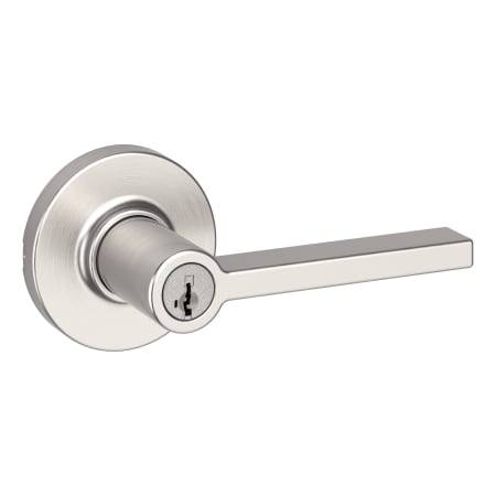 A large image of the Kwikset 405CSLRDT-V1 Satin Nickel