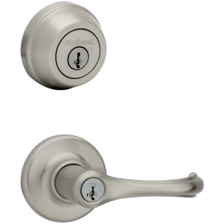 A large image of the Kwikset 405DNL-780-S Satin Nickel