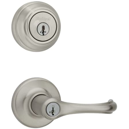 A large image of the Kwikset 405DNL-980-S Satin Nickel