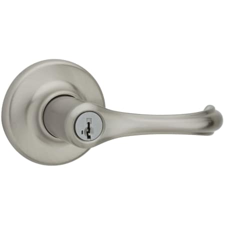 A large image of the Kwikset 405DNL-S Satin Nickel