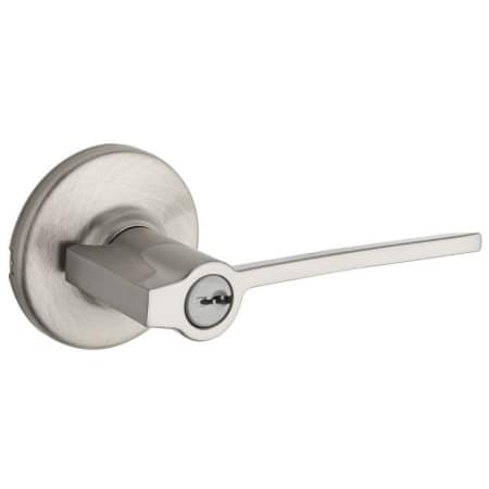 A large image of the Kwikset 405LRL Satin Nickel