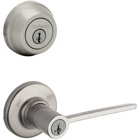 A large image of the Kwikset 405LRLRDT-780-S Satin Nickel