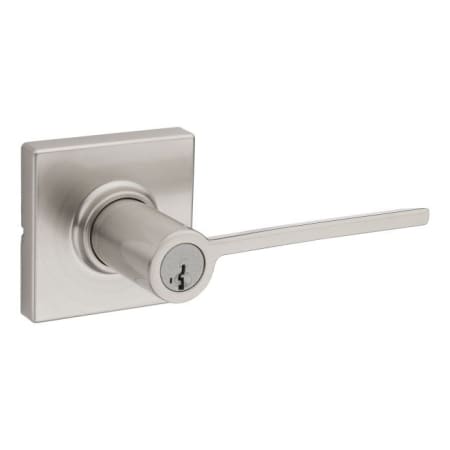 A large image of the Kwikset 405LRLSQT-S Satin Nickel