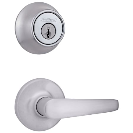 A large image of the Kwikset 420DL-660-S Satin Chrome
