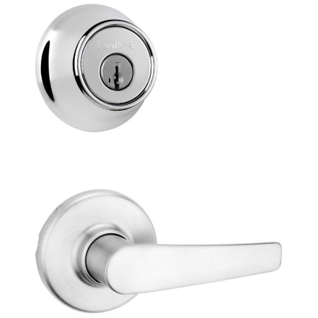 A large image of the Kwikset 420DL-660-S Polished Chrome
