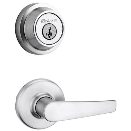 A large image of the Kwikset 420DL-660RDT-S Polished Chrome