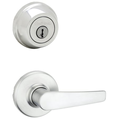 A large image of the Kwikset 420DL-780-S Polished Chrome
