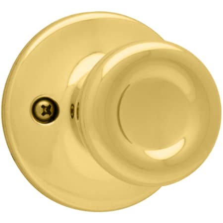 A large image of the Kwikset 488T Polished Brass