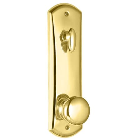 A large image of the Kwikset 502HRH Polished Brass