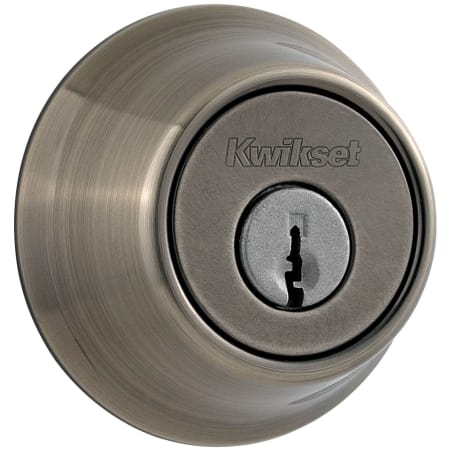 A large image of the Kwikset 660 Antique Nickel