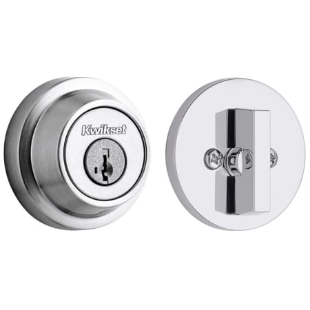 A large image of the Kwikset 660CRR-S Polished Chrome
