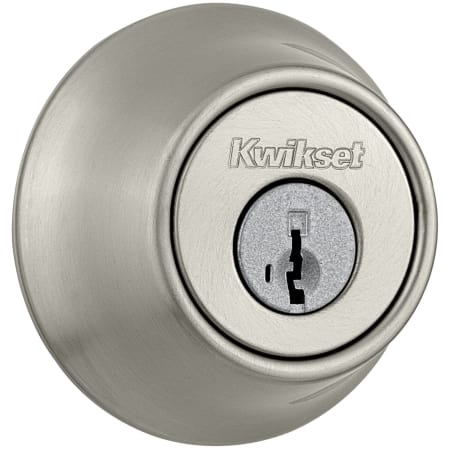 A large image of the Kwikset 665-S Satin Nickel