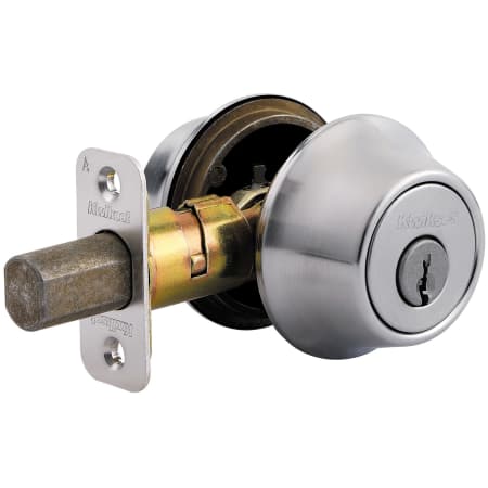 A large image of the Kwikset 665 Satin Chrome