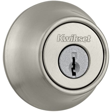A large image of the Kwikset 665 Satin Nickel