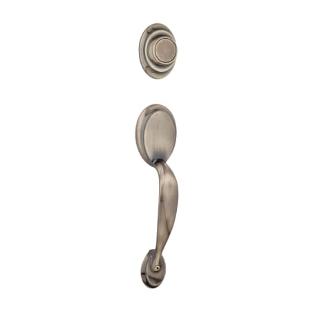 A large image of the Kwikset 699DA-LIP Antique Brass