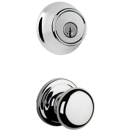 A large image of the Kwikset 720H-660-S Polished Chrome