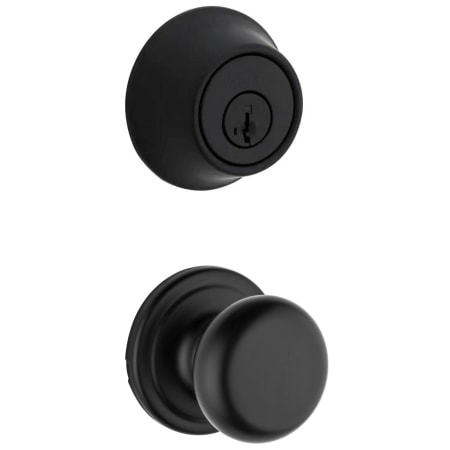A large image of the Kwikset 720H-660-S Matte Black