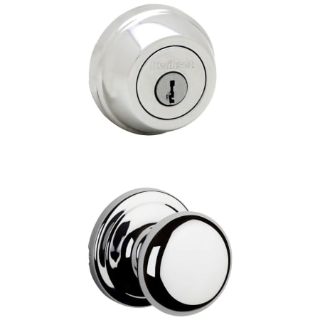 A large image of the Kwikset 720H-780-S Polished Chrome