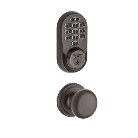 A large image of the Kwikset 720H-938WIFIKYPD-S Venetian Bronze
