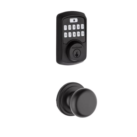 A large image of the Kwikset 720H-942BLE-S Matte Black
