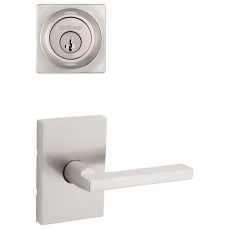 A large image of the Kwikset 720HFLRCT-660SQT-S Satin Nickel