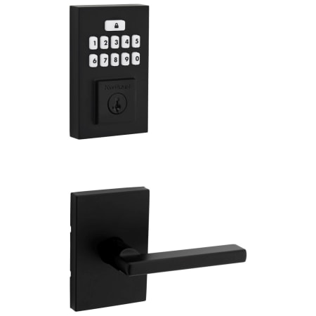 A large image of the Kwikset 720HFLRCT-9260CNT-S Matte Black
