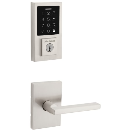 A large image of the Kwikset 720HFLRCT-9270CNT-S Satin Nickel