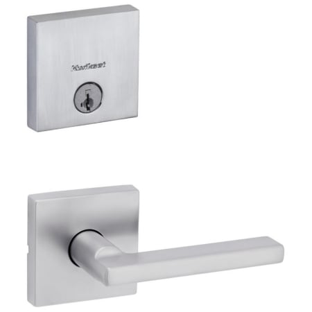 A large image of the Kwikset 720HFLSQT-258SQT-S Satin Chrome