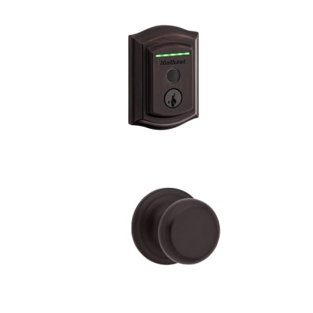 A large image of the Kwikset 720J-959TRLFPRT-S Venetian Bronze