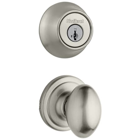 A large image of the Kwikset 720L-660-S Satin Nickel