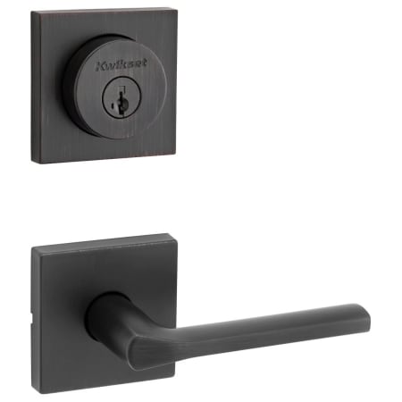 A large image of the Kwikset 720LSLSQT-158SQT-S Venetian Bronze