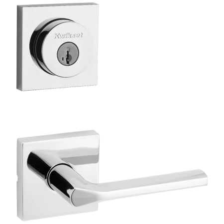 A large image of the Kwikset 720LSLSQT-158SQT-S Polished Chrome