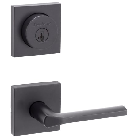 A large image of the Kwikset 720LSLSQT-158SQT-S Matte Black