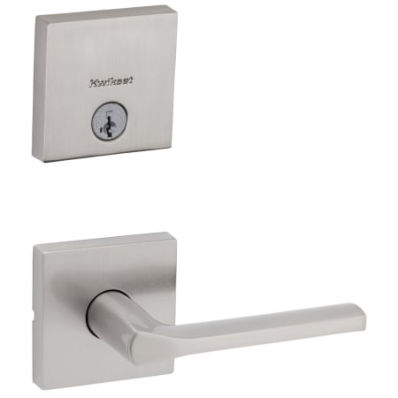 A large image of the Kwikset 720LSLSQT-258SQT-S Satin Nickel