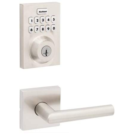 A large image of the Kwikset 720MILSQT-620CNTZW700-S Satin Nickel