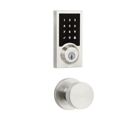 A large image of the Kwikset 720PSKRDT-916CNTZW-S Satin Nickel