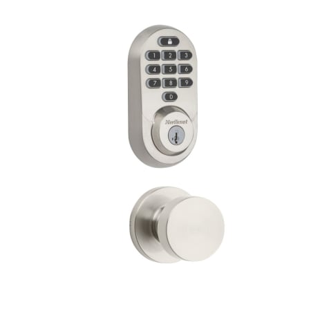 A large image of the Kwikset 720PSKRDT-938WIFIKYPD-S Satin Nickel