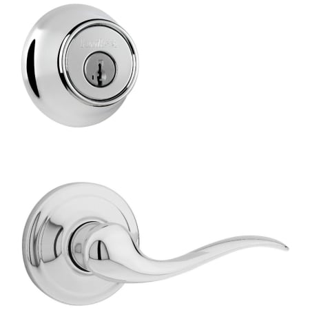 A large image of the Kwikset 720TNL-660-S Polished Chrome