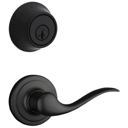 A large image of the Kwikset 720TNL-660-S Matte Black