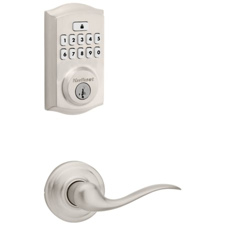 A large image of the Kwikset 720TNL-9260TRL-S Satin Nickel