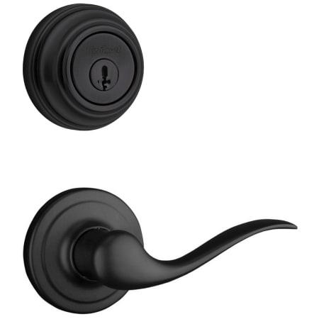 A large image of the Kwikset 720TNL-980-S Matte Black