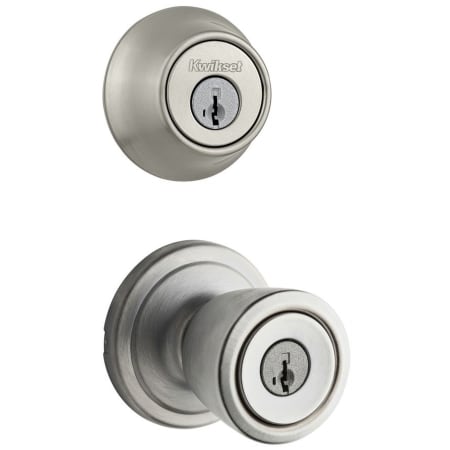 A large image of the Kwikset 740A-660-S Satin Chrome