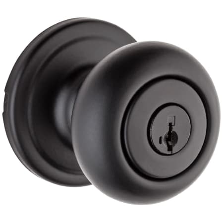A large image of the Kwikset 740H-S Matte Black