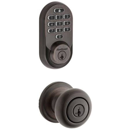 A large image of the Kwikset 740H-938WIFIKYPD-S Venetian Bronze
