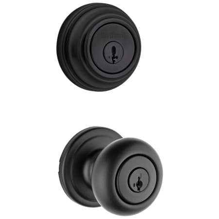 A large image of the Kwikset 740H-980-S Matte Black