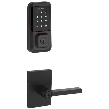 A large image of the Kwikset 740HFLRCT-939WIFITSCR-S Matte Black