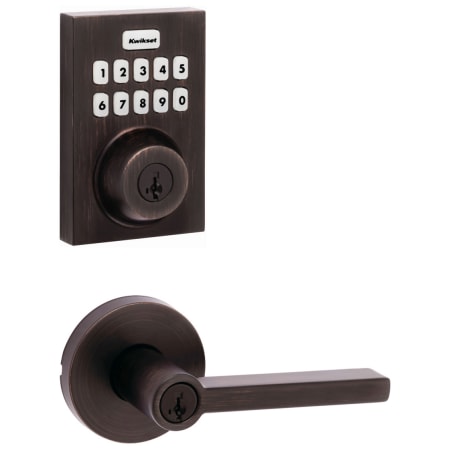 A large image of the Kwikset 740HFLRDT-620CNTZW700-S Venetian Bronze