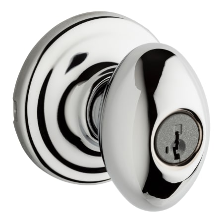 A large image of the Kwikset 740L-S Polished Chrome