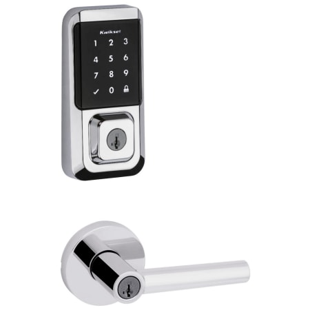 A large image of the Kwikset 740MILRDT-939WIFITSCR-S Polished Chrome